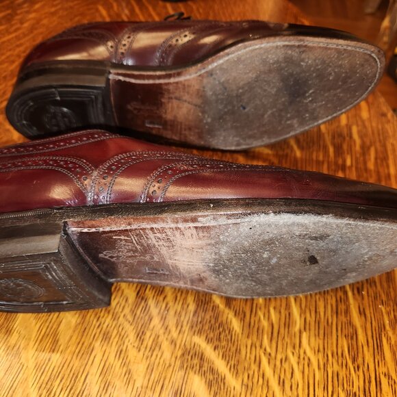 Cordovan Florsheim Wingtip Oxford Sz 8.5 D